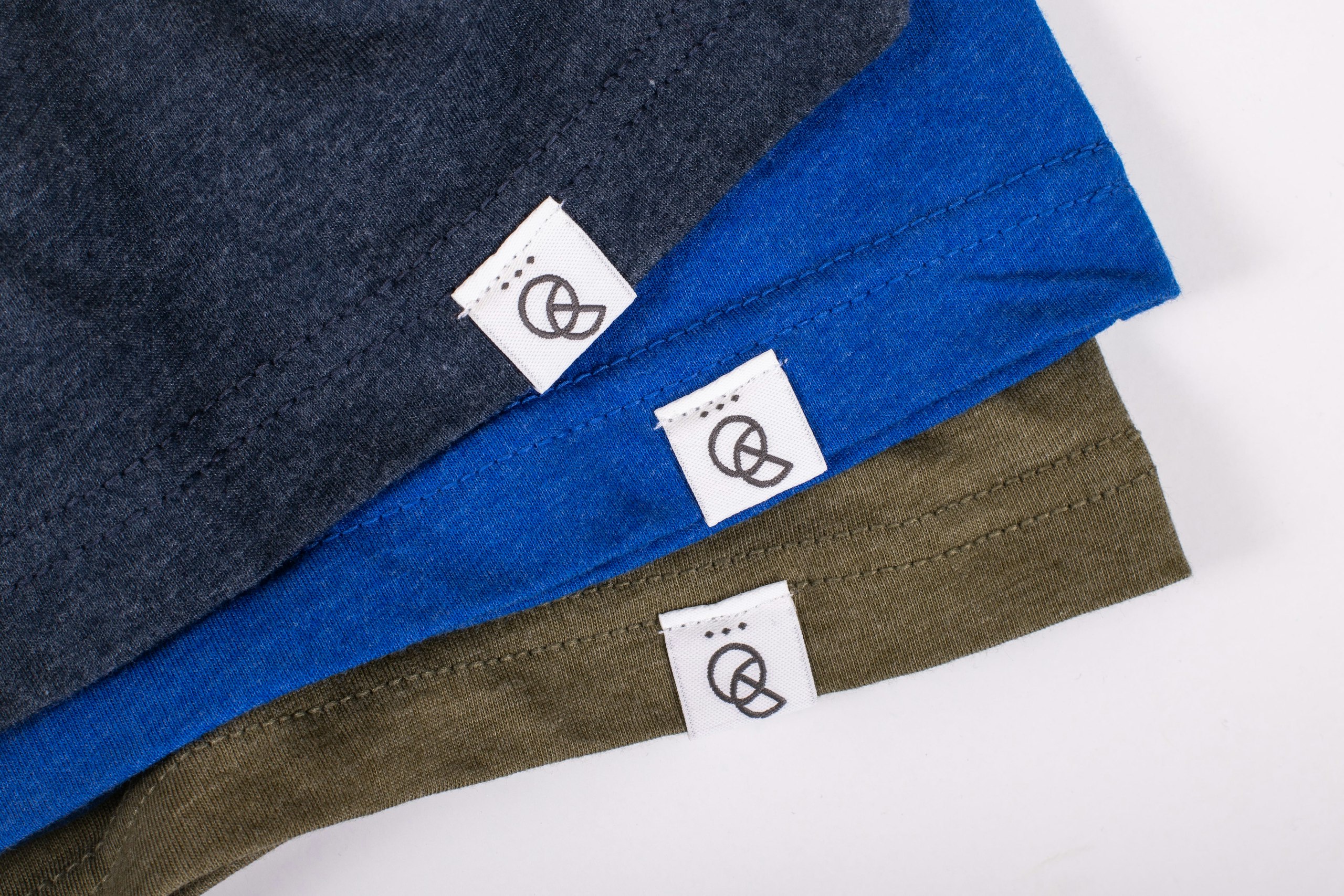 Custom hem tag detail shot