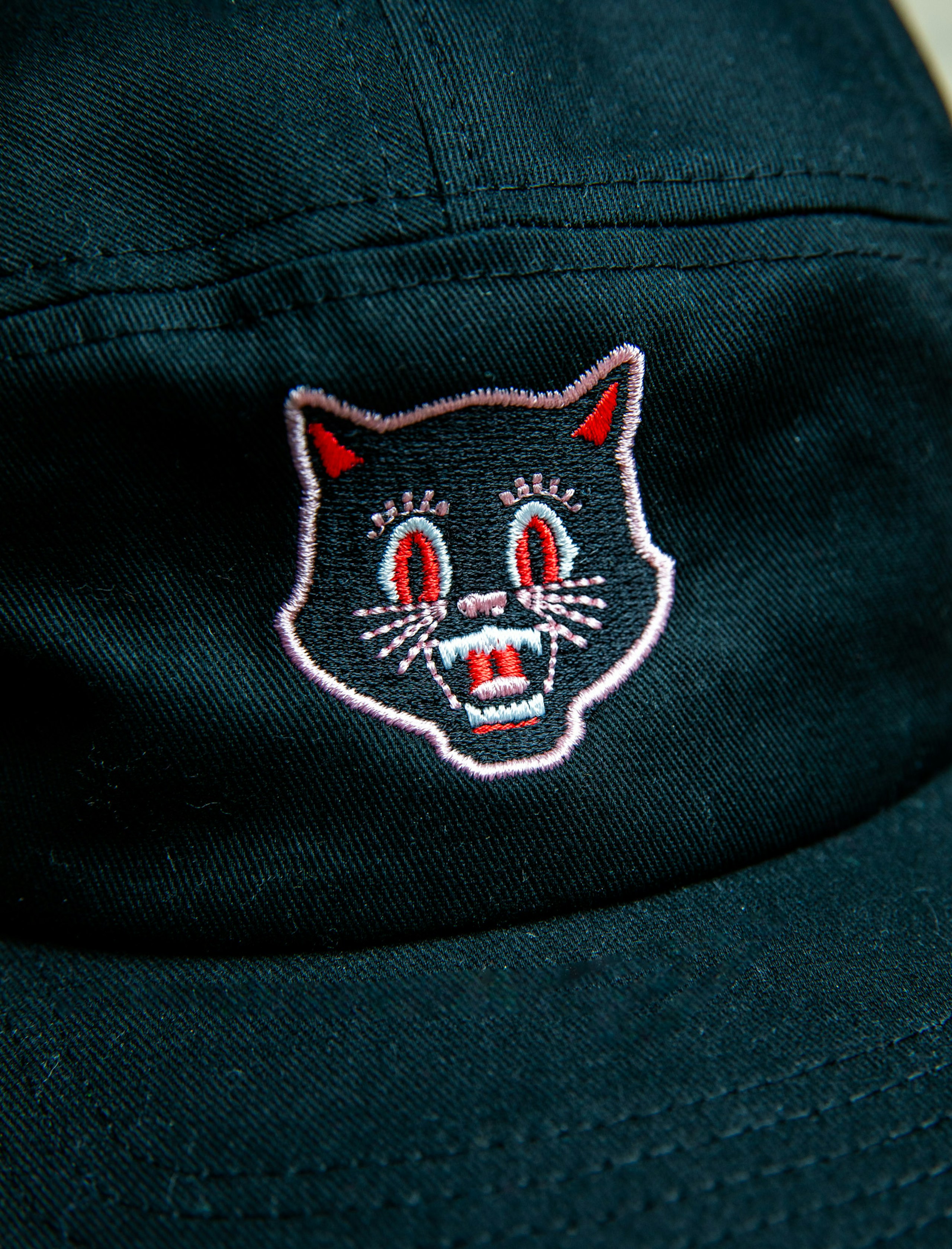 close up of standard embroidery